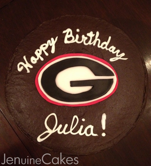 0 UGA Birthday Cake 2